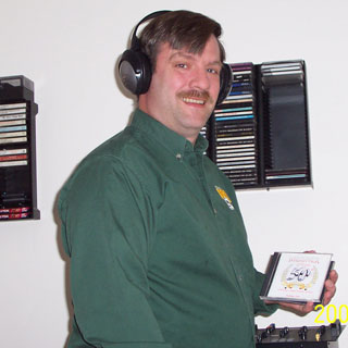 Bob Ziegenbein with Headphones photo