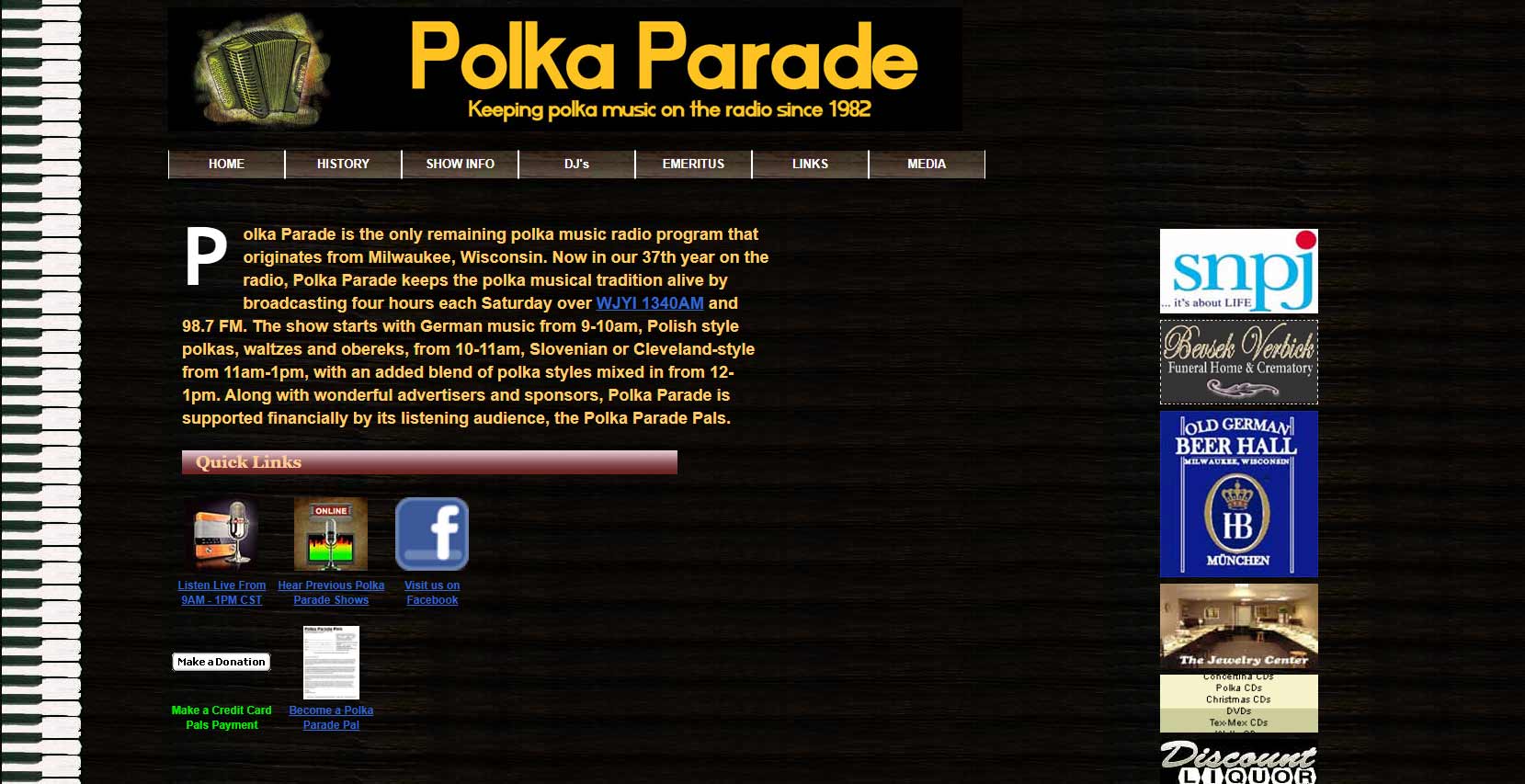 Finally!!! Polka Parade gets a new website!